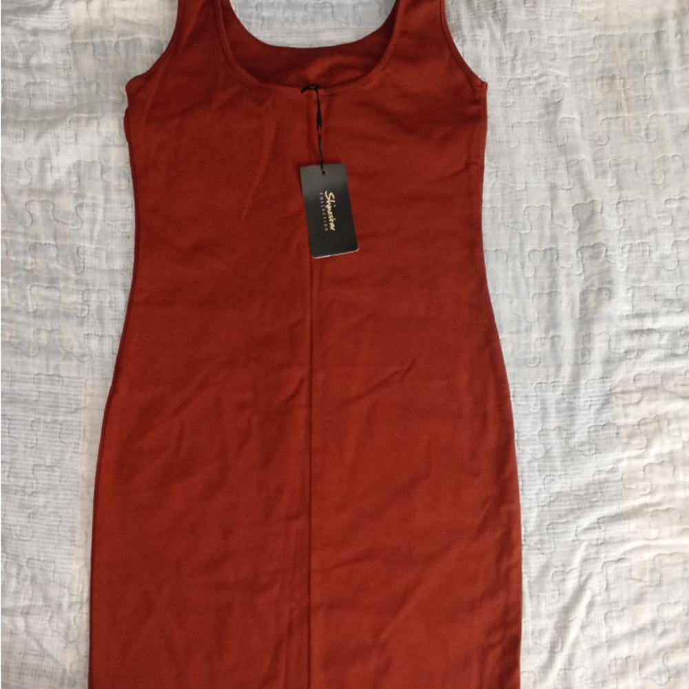 Fashion Nova Red Bodycon Mini Dress